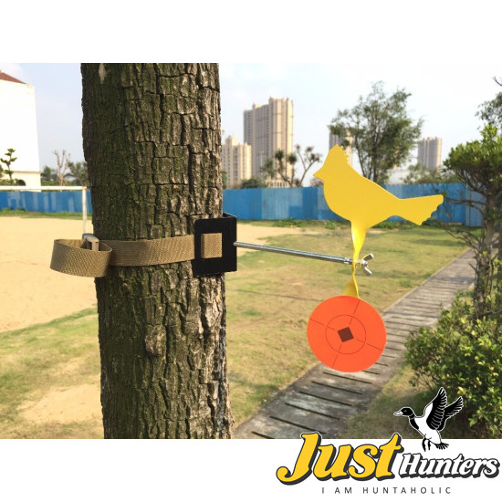 Plinking Revolving a Target for Airgun Shooting