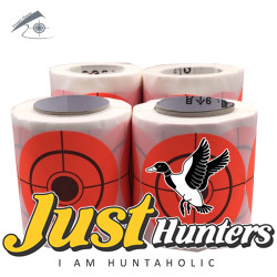 Targets Roll Orange 100 Target Stickers for Shooting