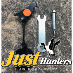 Screwed Type Black Steel Plinking Target