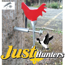 Screwed Type Steel Plinking Target Rooster