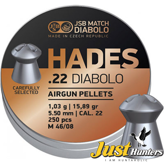 JSB Hades Pellets .22 Cal. 15.89 gr 500 Pellets