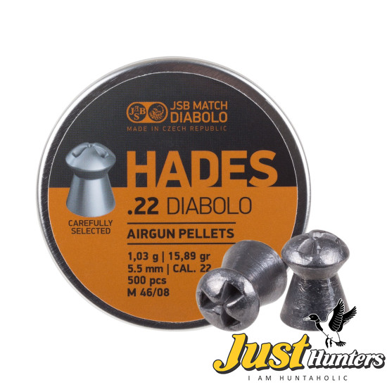 JSB Hades Pellets .22 Cal. 15.89 gr 500 Pellets