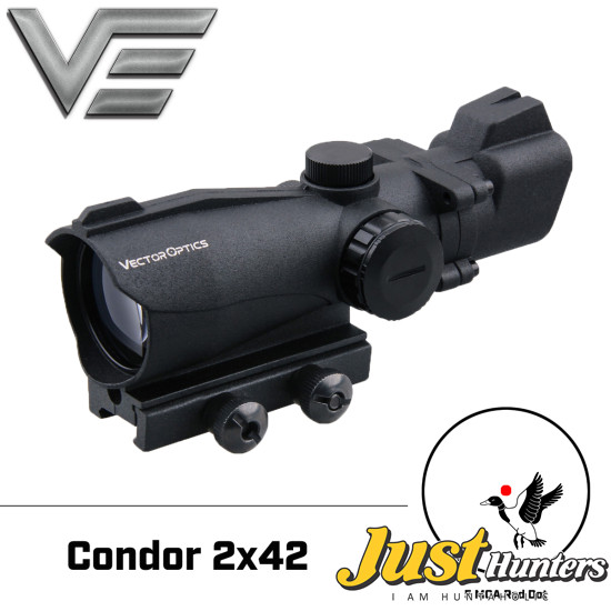 Vector Optics Condor 2X42 Green & Red Dot Shooting Reflex