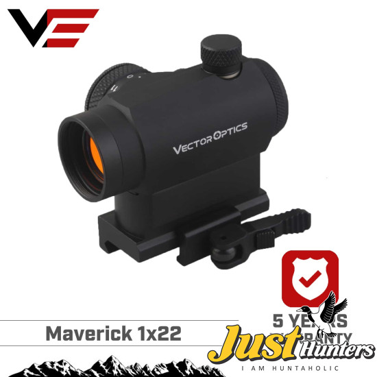 Vector Optics Maverick 1X22 Red Dot Sight for AR15 M4