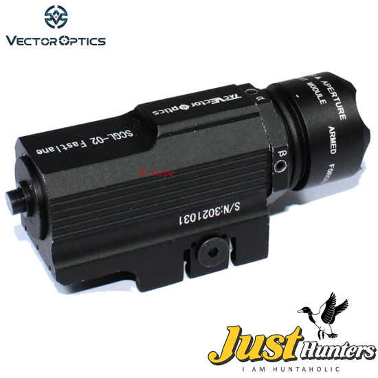 Vector Optics Fastlane Pistol Green Laser Sight with 150 Lumens