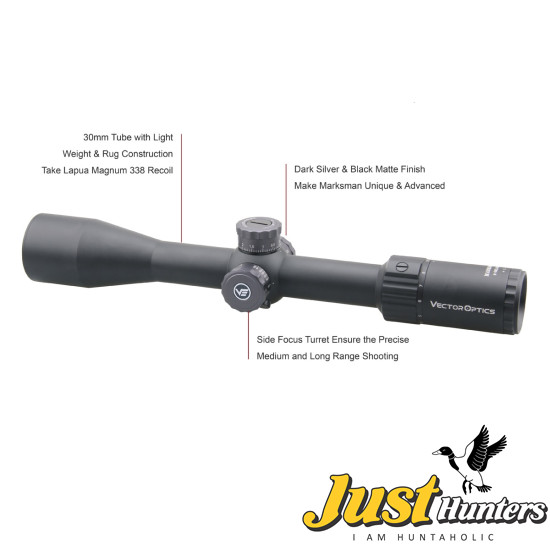 Vector Optics Marksman 4-16x44 FFP Tactical Riflescope 1/10 MIL