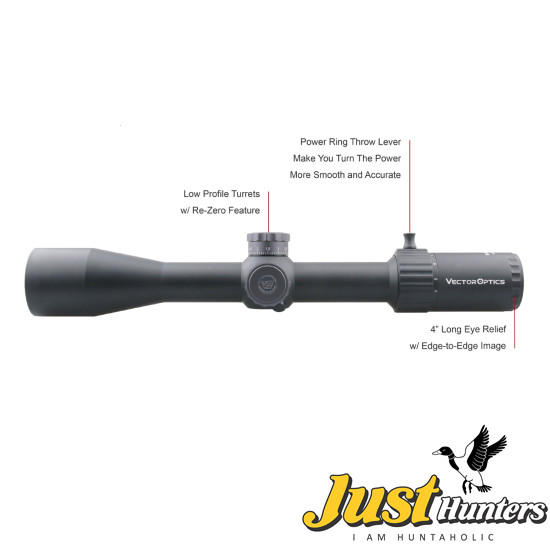 Vector Optics Marksman 4-16x44 FFP Tactical Riflescope 1/10 MIL