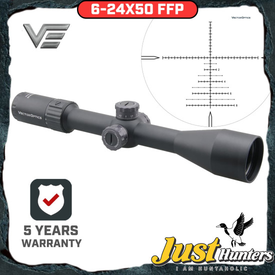 Vector Optics Marksman 6-24x50 FFP Riflescope