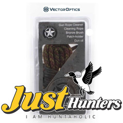 Vector Optics .45 Bore Snake Gun Cleaning with Bronze Brush