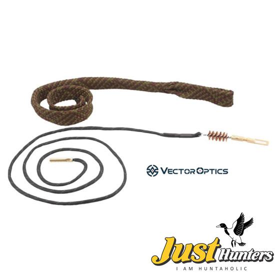 Vector Optics .45 Bore Snake Gun Cleaning with Bronze Brush