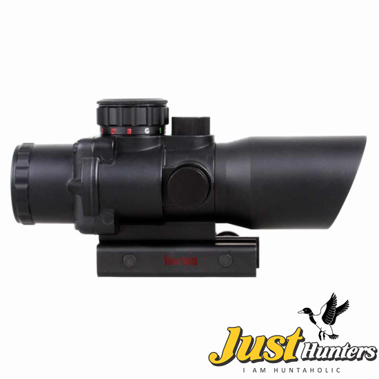 Vector Optics Talos 4X32 Tactical Compact Scope Prism Sight Tri-Illumination Chevron Reticle M4 AR15