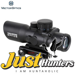 Vector Optics Talos 4X32 Tactical Compact Scope Prism Sight Tri-Illumination Chevron Reticle M4 AR15