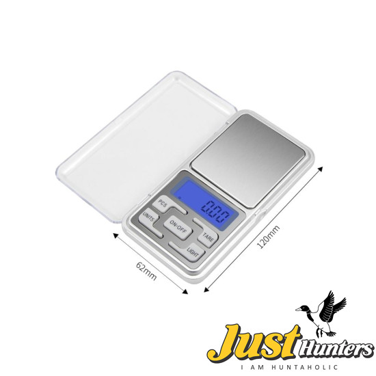 Mini Digital Scale 100/200/300/500g 0.01/0.1g High Accuracy Backlight Electric Pocket Size
