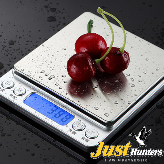 Digital Scale 0.01/0.1g 500g/1/2/3kg Precision LCD Digital Scales