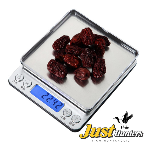 Digital Scale 0.01/0.1g 500g/1/2/3kg Precision LCD Digital Scales