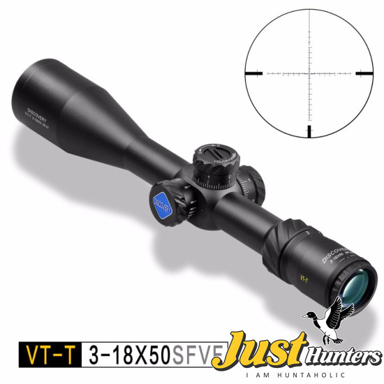 DISCOVERY Optics Scope VT-T 3-18X50 SFVF FFP