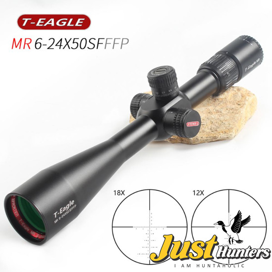 T-EAGLE Optics Scope MR 6-24x50 SF FFP  with Mil Dot Reticle