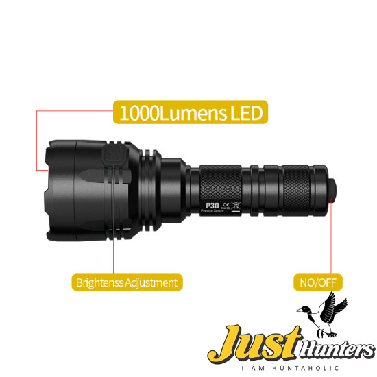 NITECORE New P30 Flashlight CREE XP-L HI V3 LED max 1000LM Distane 618 meter LED