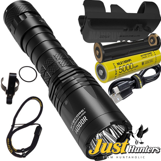 NITECORE i4000R Intelligent USB Rechargeable Ultra-Bright Tactical LED Flashlight  4400LM