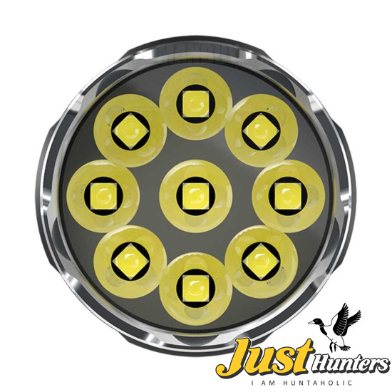 NITECORE Searchlight Super Bright Torch Spotlight TM9K 9500LM Rechargeable CREE XP-L HD V6 9LEDs Flashlight Include Battery Pack NITECORE Searchlight Super Bright Torch Spotlight TM9K 9500LM Rechargeable CREE XP-L HD V6 9LEDs Flashlight Include Battery Pack