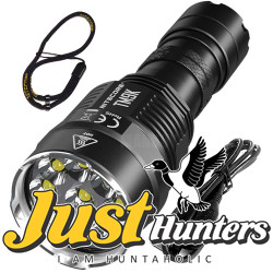 NITECORE Searchlight Super Bright Torch Spotlight TM9K 9500LM Rechargeable CREE XP-L HD V6 9LEDs Flashlight Include Battery Pack