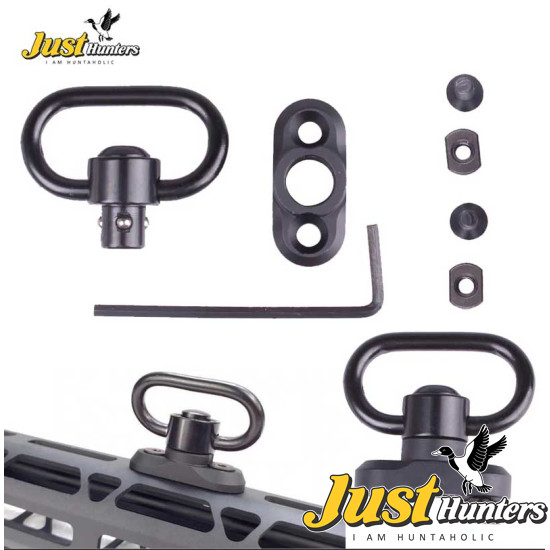 Quick Detach Release QD Sling Swivel Scope M-Lok Sling Mount