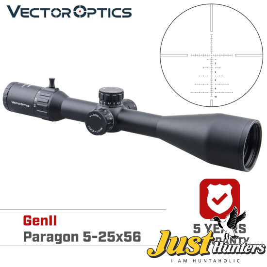 Vector Optics Paragon 5-25x56 SFIR Gen II 2KM Long Range .338