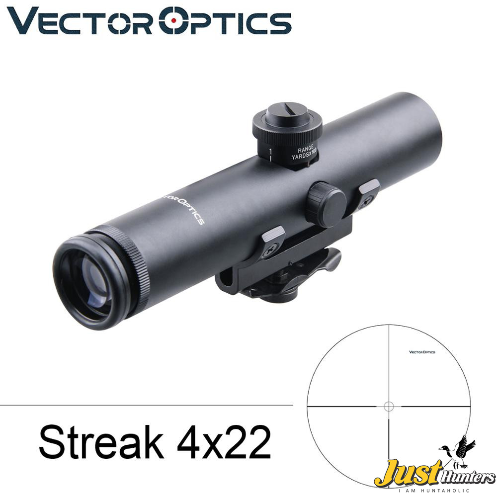 Vector Optics Streak 4x22 AR .223 5.56 Carry Handle Compact