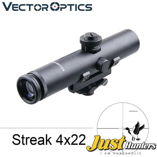 Vector Optics Streak 4x22 AR .223 5.56 Carry Handle Compact Riflescope