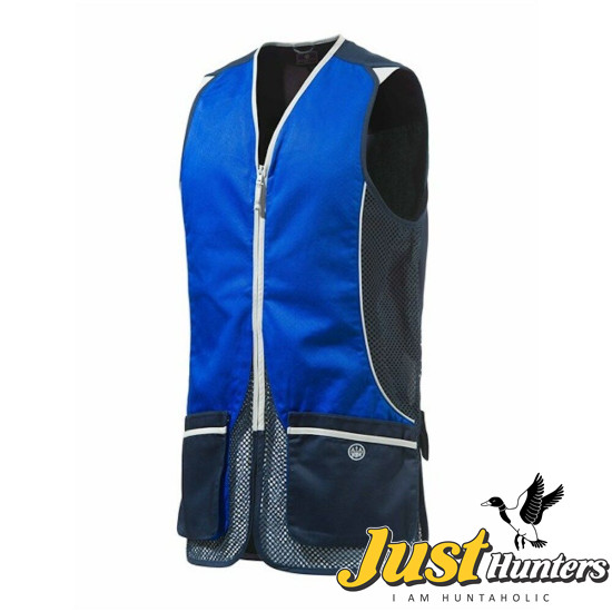 Beretta Silver Pigeon Shooting Skeet Vest In Blue & Navy GT31