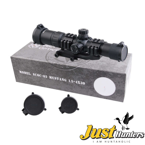 Vector Optics Mustang 1.5-4x30 Hunting Long Eye Relief Rifle Scope