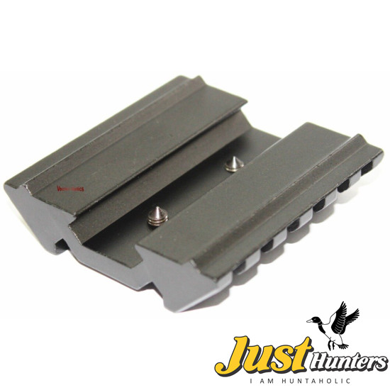 Vector Optics Tactical Offset Interface Dual 45 Degree Picatinny Rail Mount Base