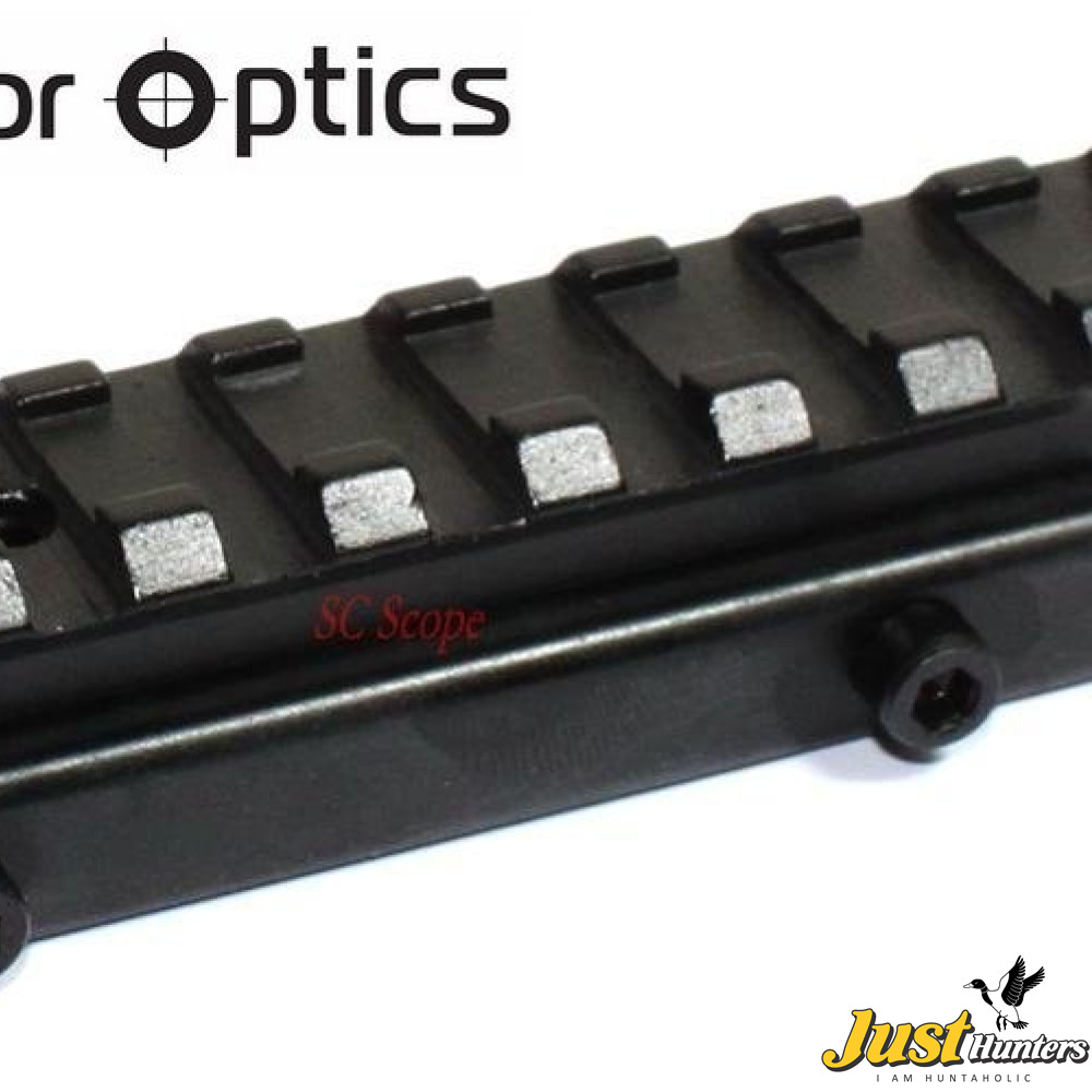 Anelli Porta Ottica TRIROCK See-Through 30mm Per Rotaia Picatinny 21mm | Supporto Per Mirino Da Caccia In Alluminio 6061-T6