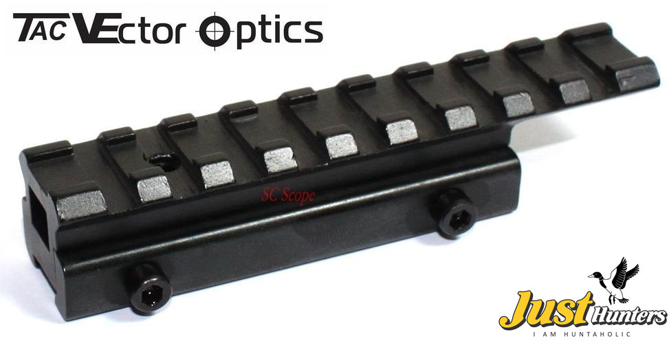 Eastern Tactical Supply 3/8 11MM to 7/8 Dovetail to Picatinny Adaptor  Mount 24 Slots (DV24), 260mm, Low Profile Dovetail to Picatinny Rail  Adapter 11mm to 21mm Picatinny Riser Mount, Length 10 