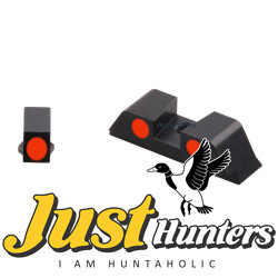 Front and Rear Red Fiber Optic Sight Combo fit for Glock 17 19 Pistols Front and Rear Red Fiber Optic Sight Combo fit for Glock 17 19 Pistols