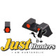 Front and Rear Red Fiber Optic Sight Combo fit for Glock 17 19 Pistols