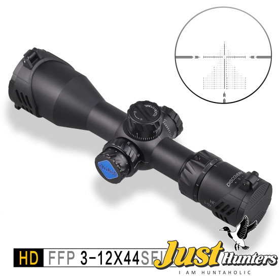 Discovery Optics Scope HD 3-12X44 SFIR FFP Compact