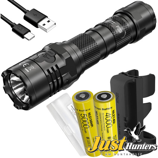 Nitecore P20i Tactical Flashlight 1800 Lumen USB-C Rechargeable Strobe Ready