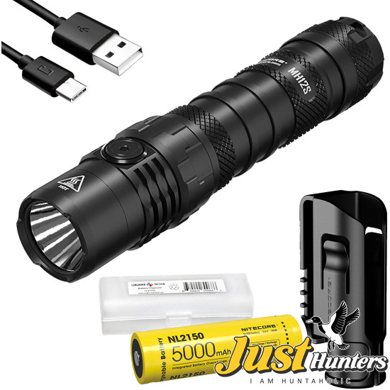 NITECORE MH12S Tactical Flashlight 1800 Lumen USB-C Rechargeable