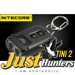 Nitecore TINI 2 Black 500 Lumen USB-C Rechargeable Keychain Flashlight