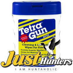 Tetra Gun Lubricating and Cleaning Wipes for Firearms