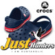 Crocs Shoes Navy Blue with Red Clogs Unisex