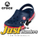 Crocs Shoes Navy Blue with Red Clogs Unisex