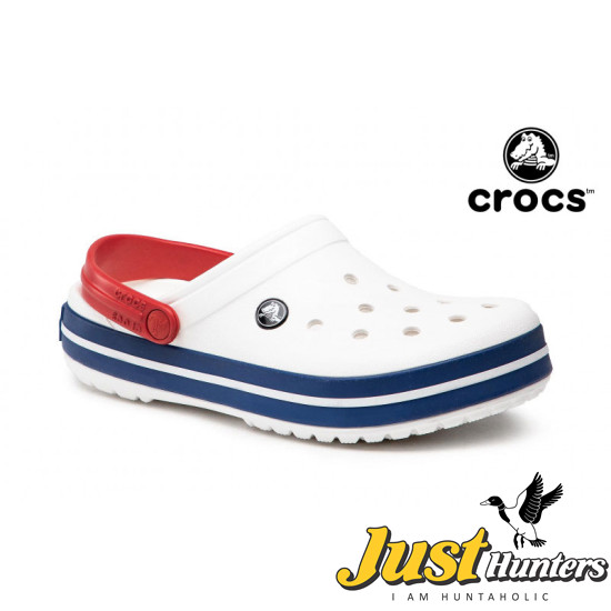 Crocs Shoes White and Blue Clogs Unisex Crocs Shoes White and Blue Clogs Unisex