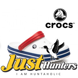 Crocs Shoes White and Blue Clogs Unisex