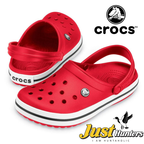 Crocs red clogs clearance