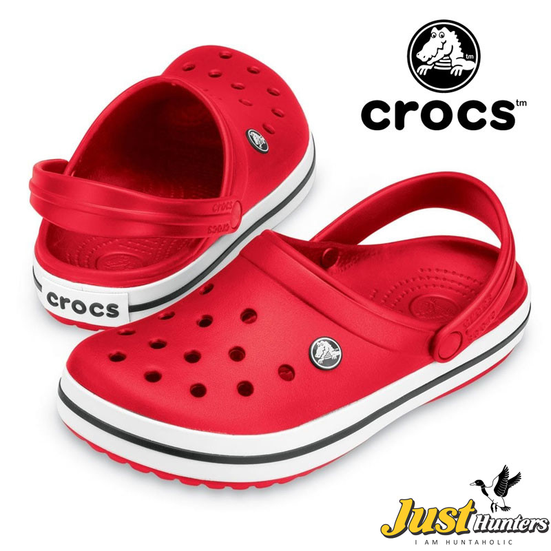 Red crocs cheap hotsell