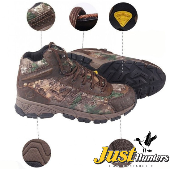 Herman Survivors Waterproof Insulated Realtree Camo Hunting Hiking Boots