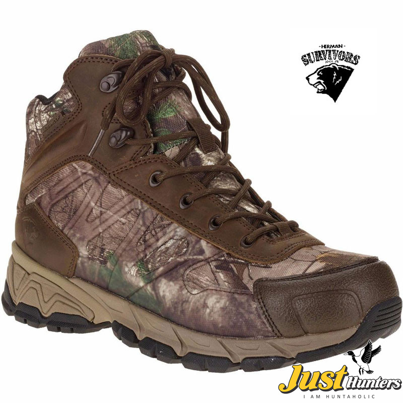 Buy Herman Survivors Waterproof Insulated Realtree Camo Hunting Hiking Boots Online Best Price in Pakistan