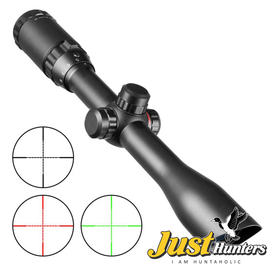 Center Point 3-9x32 Tactical Optics Adjustable Red Green Mil Dot Illuminated Reticle